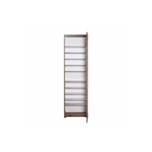 Antre 11 Raflı 2 Kapaklı Aynalı Ayakkabılık Açık Ceviz(tori) 60x212x36 Cm (gxyxd)