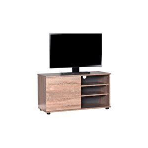 Flat Line 3 Bölmeli Tv Sehpası - Latte 90x48x35 Cm (gxyxd)