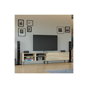 Roma Modüler Tv Ünitesi - Açık Ceviz (tori) 120x53x48 Cm (gxyxd)
