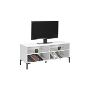 Roma Modüler Tv Ünitesi - Mat Lake Beyaz 120x53x48 Cm (gxyxd)