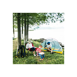 Yıldizliunicorn 2-6 Yaş Lüx Çocuk Piknik Sandalyesi-mini Kamp Sandalyesi-kirmizi