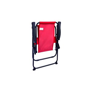 Yıldizliunicorn 2-6 Yaş Lüx Çocuk Piknik Sandalyesi-mini Kamp Sandalyesi-kirmizi