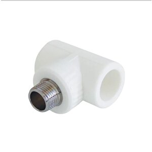 Pp Erkek Te Dişli 20x1/2x20 Beyaz