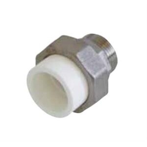 Pp Eco Oynar Başlı Erkek Rakor 25x3/4 Beyaz