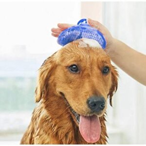 Evcil Hayvan Yıkama Ve Tüy Toplama Eldiveni Köpek Kedi Köşeye Takılan Kaşıma Fırçası