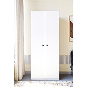 Frezya 2 Kapaklı Elbise Dolabı-2 Kapılı Gardırop