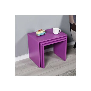 Adore Triple Zigon Sehpa Shp-103-uu-1 Mor