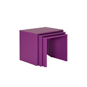 Adore Triple Zigon Sehpa Shp-103-uu-1 Mor