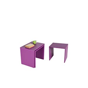 Adore Triple Zigon Sehpa Shp-103-uu-1 Mor