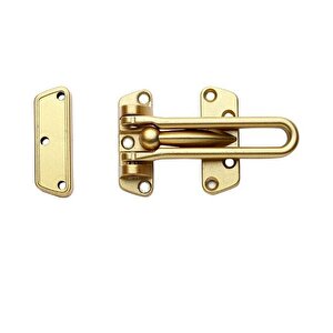 Kademeli Çelik Kapı Mandalı Emniyet Kelepçesi Gold Dış Kapı Güvenlik Kilidi Sarı