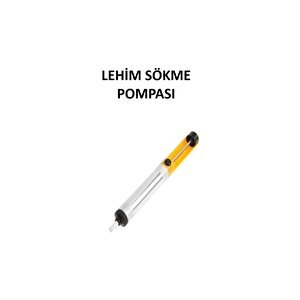 Lehim Sökme Pompası Yüksek Emiş Güçlü Pc Elektronik Kart Lehim Pompası Lehim Sökücü