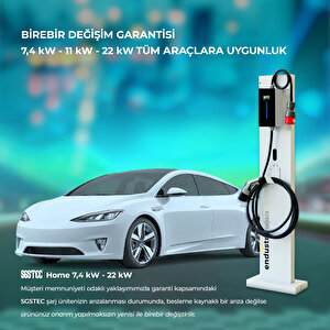 Sgstec Home 22kW 10Metre Kablolu Elektrikli Araç Şarj Cihazı
