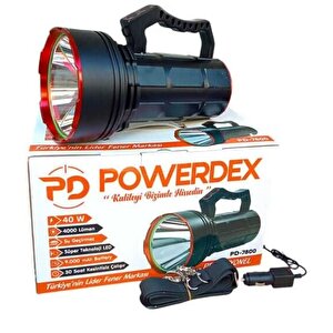 Ennalbur Powerdeks Pd-7800 40 Şarjlı Güçlü El Feneri 40 Watt