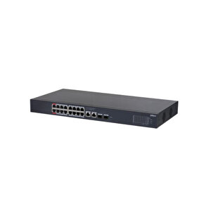 Dahua Cs4220-16gt-240 16 Port 16xge-2xge-2xge/sfp Bulut Yöneti̇lebi̇li̇r 240w Poe Swi̇tch