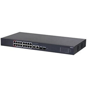 Dahua Cs4220-16gt-240 16 Port 16xge-2xge-2xge/sfp Bulut Yöneti̇lebi̇li̇r 240w Poe Swi̇tch