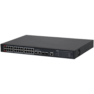 Dahua S4228-24gt-360 24 Port 24xge-2xge-2xge/sfp Yöneti̇lebi̇li̇r 360w Poe Swi̇tch