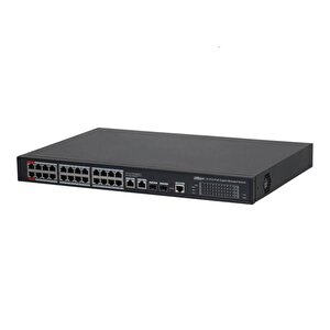 Dahua S4228-24gt-360 24 Port 24xge-2xge-2xge/sfp Yöneti̇lebi̇li̇r 360w Poe Swi̇tch