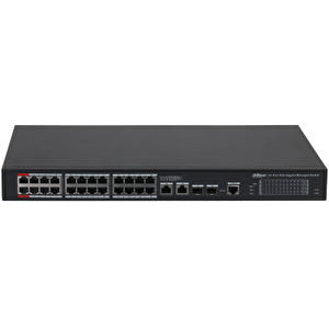 Dahua S4228-24gt-360 24 Port 24xge-2xge-2xge/sfp Yöneti̇lebi̇li̇r 360w Poe Swi̇tch