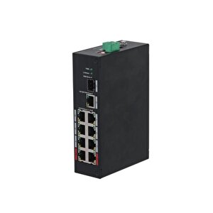 Dahua Pfs3110-8et-96-v2 8 Port 8xfe-1ge-1xge/sfp 96w Poe Swi̇tch