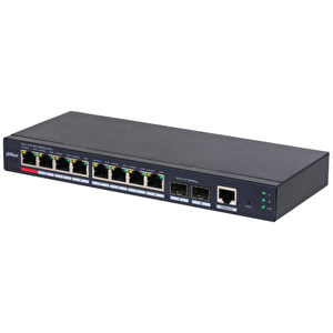 Dahua S4210-8gt-110 8 Port 8xge-2xge/sfp-1xge Yöneti̇lebi̇li̇r 110w Poe Swi̇tch