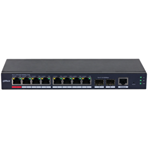 Dahua S4210-8gt-110 8 Port 8xge-2xge/sfp-1xge Yöneti̇lebi̇li̇r 110w Poe Swi̇tch