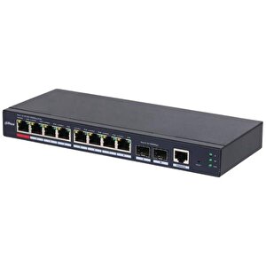 Dahua S4210-8gt-110 8 Port 8xge-2xge/sfp-1xge Yöneti̇lebi̇li̇r 110w Poe Swi̇tch