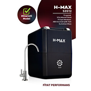 8 Litre 15 Aşama Mineralli 75 Gpd Su Arıtma Cihazı Hmaxs3512