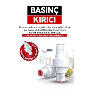 Pluski̇t 8 Litre 15 Aşama Mineralli 75 Gpd Su Arıtma Cihazı Ss0010