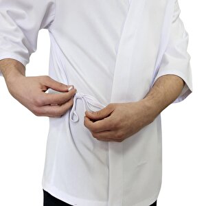 Formteks Sushi Şef Kimono Ceketi  Beyaz S