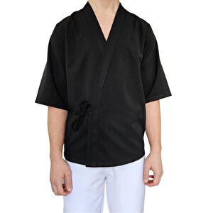 Formteks Sushi Şef Kimono Ceketi  Siyah S