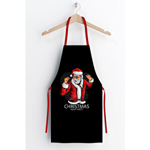Ays Home Yılbaşı Christmas Cepli Garson Cafe Barista Party Mutfak Önlüğü