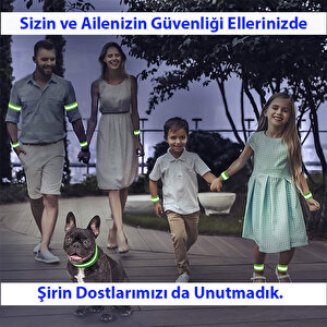 Formteks Reflektörlü Cırtcırtlı Tak Kullan (yeni Yasaya Uygun) Kolbandı  Yeşil (özel Kampanya)
