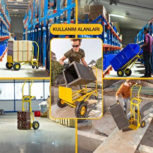 Stanley Mt520 150/200kg Endüstriyel Çok Fonksiyonlu El Arabası