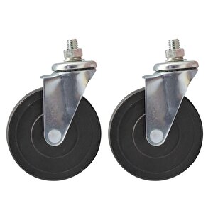 Pa616 Mt519-mt520 Taşıma Arabası İçin Küçük Pu Hareketli Yedek Teker (1 Çift)