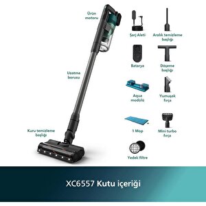 Phi̇li̇ps Xc-6557/01 Şarjli Di̇key Süpürge