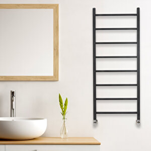 1200x500 Paslanmaz Çelik Havlupan Night Black Diva