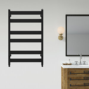 750x485mm Alüminyum Havlupan Lavin Mat İpek Siyah (silk Patern Black)