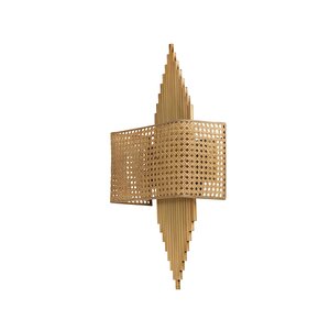Yeni̇ Asli Pi̇lli̇ Eski̇tme Di̇kdörtgen Rattan Abajurlu Apli̇k