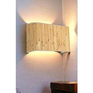 Yeni̇ Bambu Pi̇lli̇ 07 Abajurlu Di̇kdörtgen Apli̇k