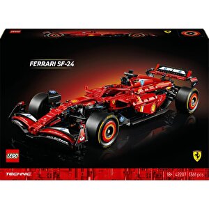 Lego 42207 Technic Ferrari Sf-24 F1 Araba 42207 - Yetişkinler Için Koleksiyonluk Yaratıcı Yarış Arabası Modeli Yapım Seti (1361 Pa