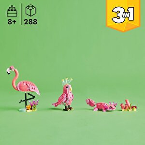 Lego 31170 Creator 3’ü 1 Arada Vahşi Hayvanlar: Pembe Flamingo