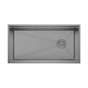Vertice 4880 - Nano Mat Gri Mutfak Eviyesi
