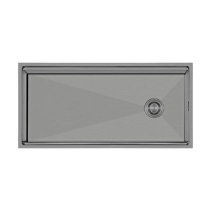 Vertice 4898 - Nano Mat Gri Mutfak Eviyesi