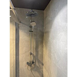 Mare Banyo+döner Lavabo Ve  Rain Round Push Button Duş Bari