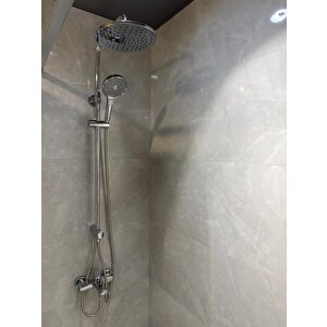 Mare Banyo+döner Lavabo Ve  Rain Round Push Button Duş Bari