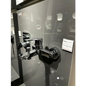 Mare Banyo Bataryasi Ve Rain Square Push Button Duş Bari