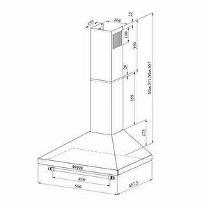 Gl General 60 Cm Krem Kuzine Set (gld 022rk-glf 6040rk)