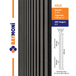 Baymoni Akustik Panel Deniz Kabuğu