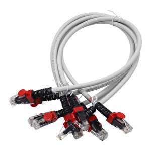 Hcs Cat6 Utp Lsoh Patch Cord 0,50 Mt Gri ( 5'li Paket )