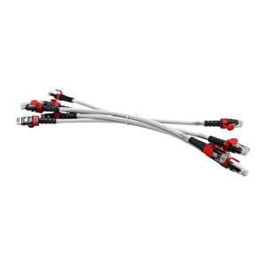 Hcs Cat6 Utp Lsoh Patch Cord 0,30 Mt Gri  ( 5'li Paket )